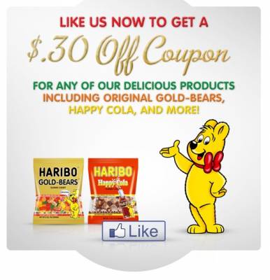 30 cents coupon Haribo Gold-Bear