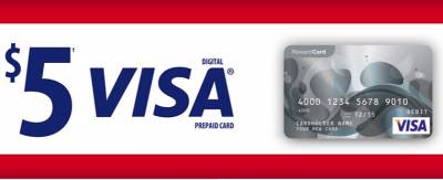 $5 Digital Visa® Prepaid Card from Scotties®’ Facial Tissue