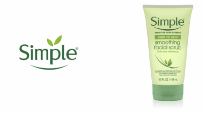 5 fluid ounce sample of Simple Smoothing Facial Scrub