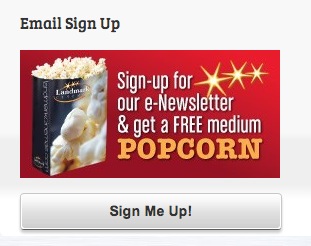 Coupon - Free Medium Popcorn at Landmark Cinemas