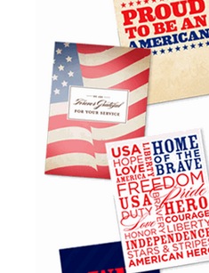 Free Card from Shutterfly to thank the troops