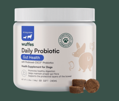 Apply to Receive a FREE Wuffes Chewable Dog Probiotic Supplement!