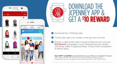 Coupon - $10 at JCPenney