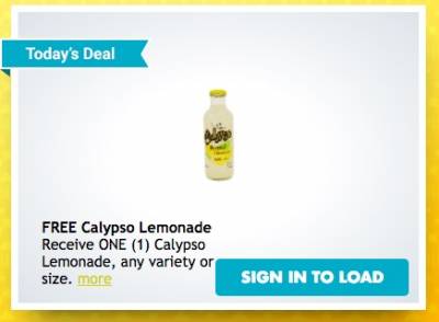 Coupon - FREE Calypso Lemonade