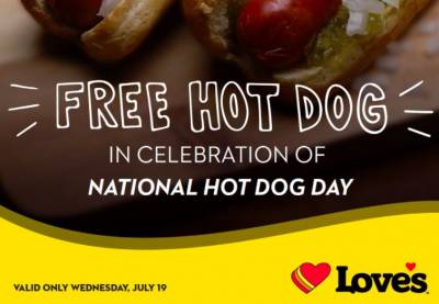 Coupon - Free Hotdog at Loves