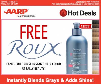 Coupon - FREE ROUX® Fanci-Full Rinse 15oz