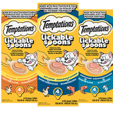 Coupon - Free Sample of Temptations Lickable Spoons 40g 