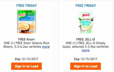 Coupon - Friday Freebie at kroger