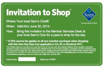 Day Pass to Sam's Club