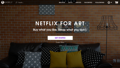 The easiest way to get unique art: Easely the Netflix for Art