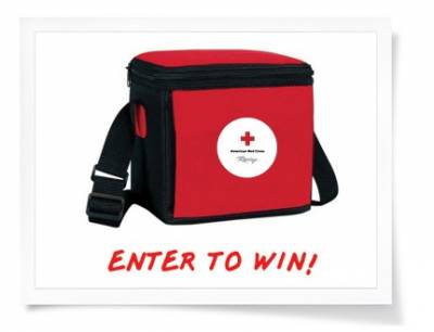 Enter to Win Red Cross Cooler