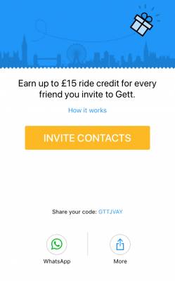 Free up to £15 credit with Black Cab