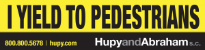 Free “I Yield To Pedestrians” Bumper Sticker