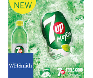 Redeem: Free 7Up Mojito at WHSmith-  O2 Priority 