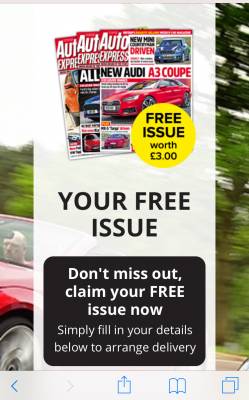 Free Auto Express Magazine