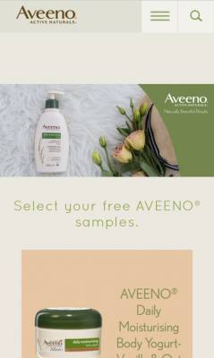 Free Aveeno Sample