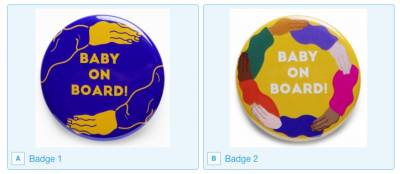 Free Badge - Baby On Board