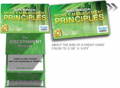 Request Free Biblical Money Management Principles Card