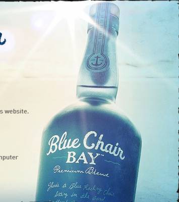 Free Blue Chair Bay Rum sticker