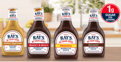 FREE bottle of Ray's No Sugar Added