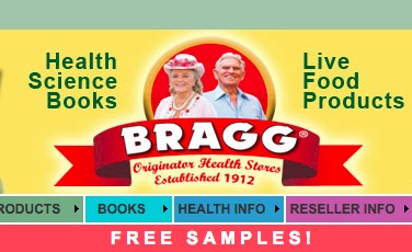 Free Bragg Health Facts Info Package with sample packets