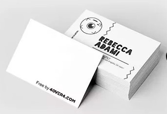 FREE Business Cards from 4 over 4