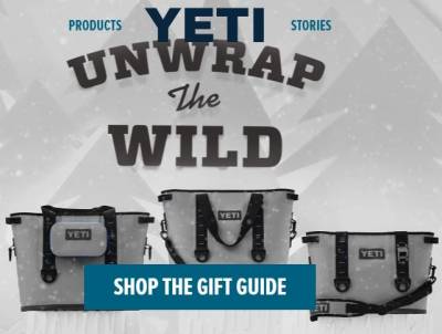 Free Catalog or Sticker from Yeti