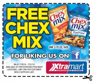 Free Chex Mix Coupon