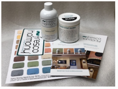 Free Samples and Stickers from fresco harmony