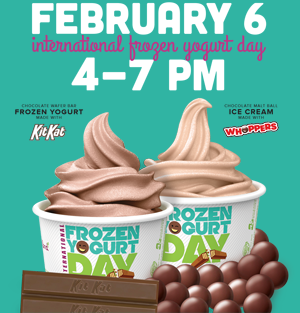 Cup of Yogurt or Ice Cream with Toppings at Yogurtland on February 6th