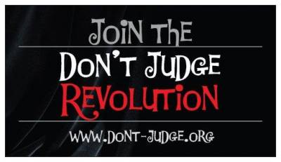 Join: Free Don't Judge The Revolution Magnet