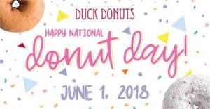 FREE Donut at Duck Donuts (june 1st)