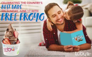 FREE Frozen Yogurt for Dads at TCBY (June 17)