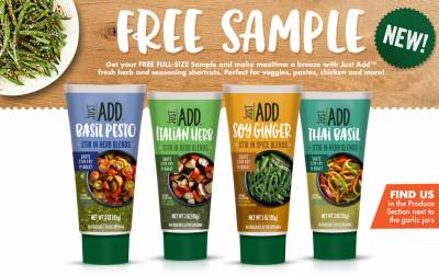 Request Free Full-Size Just Add Fresh Herbs & Seasoning Sample