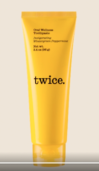 FREE full-size tube of Twice Oral Wellness Toothpaste