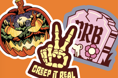 Free Halloween sticker pack!