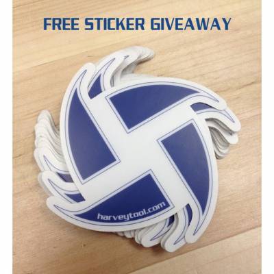 Request Free Harvey Tool Sticker