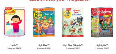 Free Highlights Magazine Subscriptions 