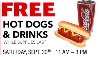 Free Hot Dog and Drinks at RCWilley