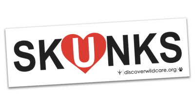 FREE I Love Skunks Sticker