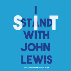  Get your FREE "I Sit With John Lewis" sticker today!