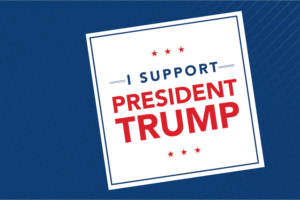 FREE I Support President Trump Sticker