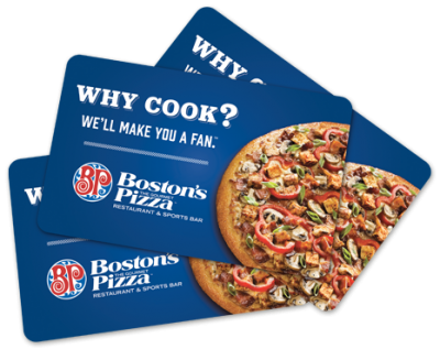 FREE Individual Gourmet Pizza @ Boston’s Gourmet Pizza Restaurant and Sports Bar