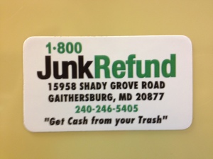 Request Free Junk Refund Magnet