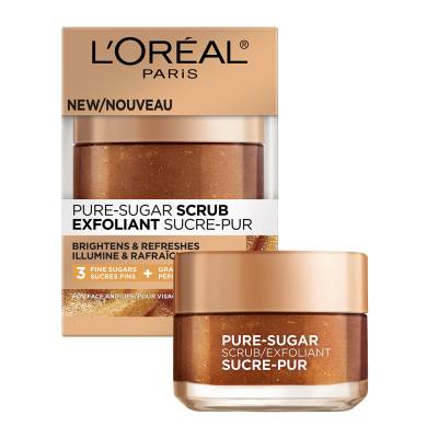 Free Loreal Pure-Sugar Scrub For Dull Skin