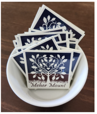 Free Meher Mount logo Sticker