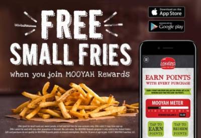 Download App: Free Mooyah Small Fries With Mobile App