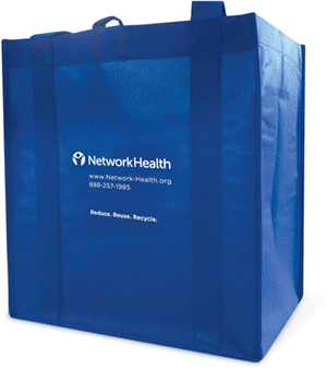 Request Free Network Health Grocery Tote - Members only