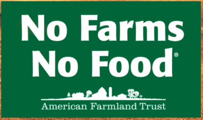 Free No Farms No Food® bumper stickers!