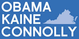 FREE Obama Kaine Connolly Bumper Sticker